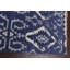 Tapis unique bleu marine noué à la main 5 pi x 8 pi New Age