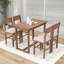 Ensemble de table de salle à manger 5 pièces, table rectangulaire Farmhouse et 4 chaises pour petits espaces-108497062