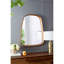 Miroir mural 27 po x 37 po Irrgeular