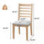 Ensemble de chaises de salle à manger 2 pièces-129067751