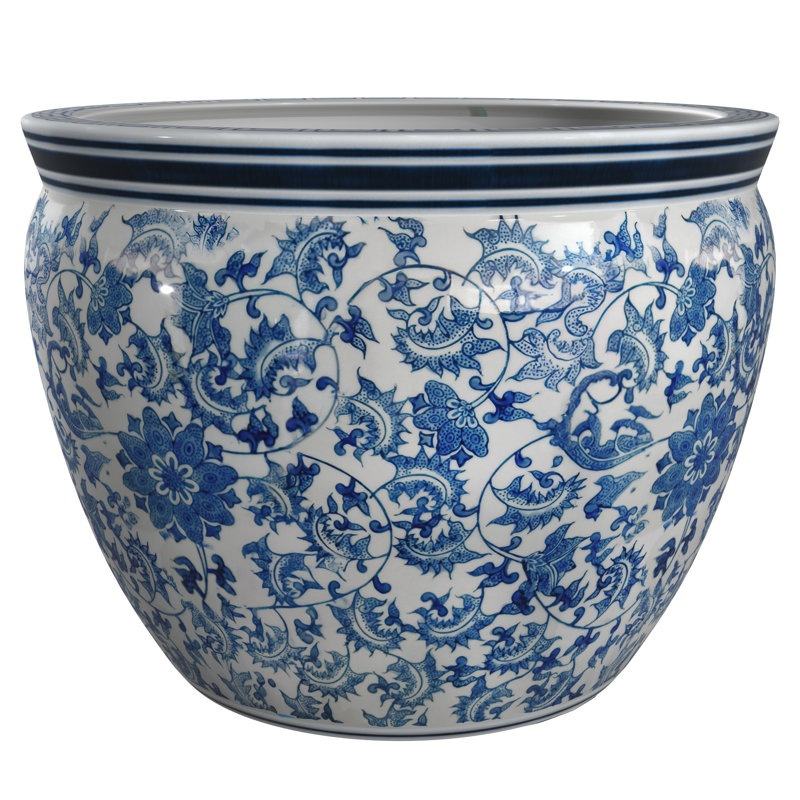 Vase, 12.5" H x 16.25" W x 16" D