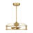 Aijalon 23" LED Fandelier in Brass with Remote Control-935722338