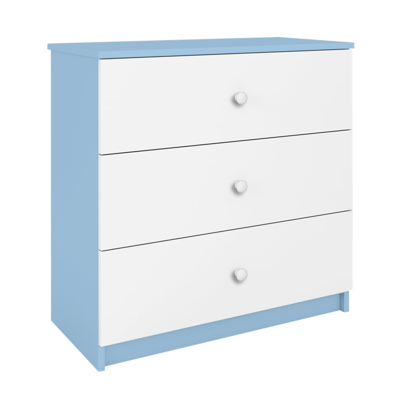Cicero Kids 3 - Drawer Chest, Blue