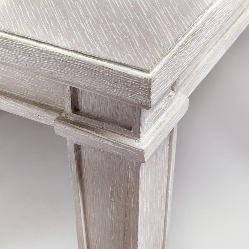 Modern History Solid Wood End Table