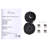 Empava 35.43" Induction Cooktop with 5 Burners, 1500W-10200W Electric Cooktop, 2 Flexi-Bridge Zone, Black