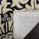 Candelo Soho Hand Tufted Wool/Cotton/Latex Floral Rug in Black/Beige