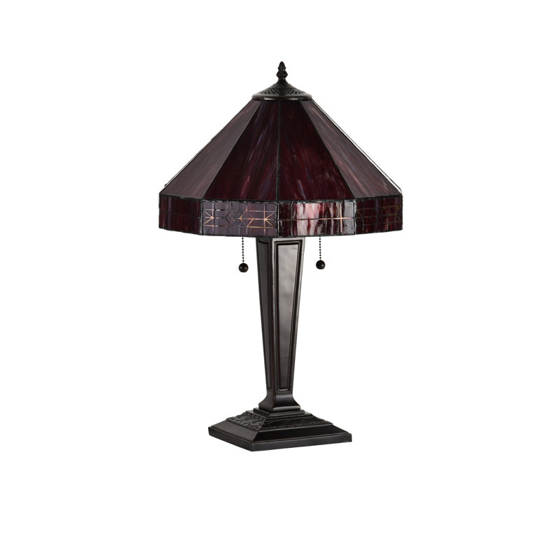 Lampe de table 21 po Jace, Rouge