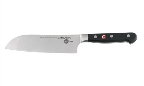 Chroma Japanchef Santoku Knife, 6.75"