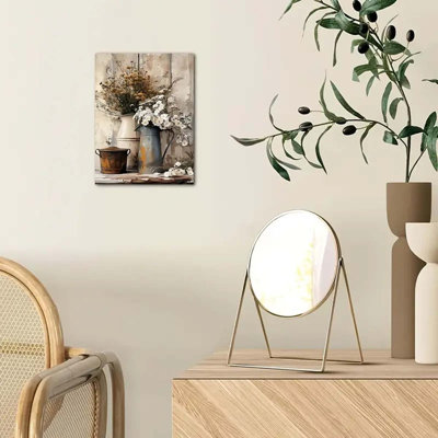 24*16 1pc Framed Wrapped Art Wall Decor Wooden Framed Canvas Painting, Wall Art Decor, Framed Wall Art, Living Room, Bedroom Wall Art.