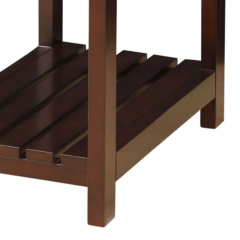 Table de bout avec station d'alimentation USB