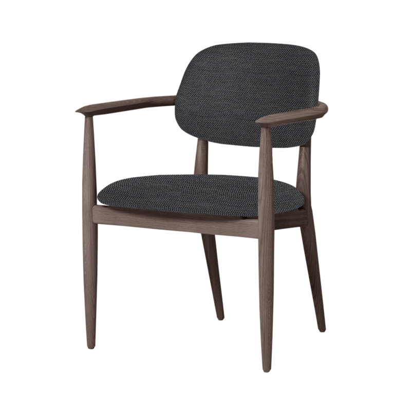 Chaise Slow de Space Copenhagen, Noyer à finition savonnée, Ère CSE13