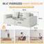 Canapé modulaire convertible en canapé-lit surdimensionné en velours côtelé doux-904992190