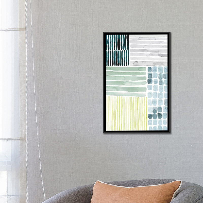 « satellite abstract i », impression sur toile, H 26 po x l 18 po x P 1,5 po, Toile avec cadre noir, Pas de tapis