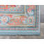 Tapis à motif oriental bleu clair Folmar-86630718