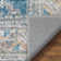 Tapis oriental bleu clair Eustice