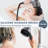 Magnetic Handheld Shower Head With Filter, 6 Mode High Pressure Chlorine Removal, Massage Brush, Pressure Adjustable, One-Touch Pause & Stainless Steel Hose