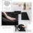 Bathroom Accessories Set - Bathroom Set, Bathroom Sets With Shower Curtain And Rugs, Shower Curtain Set With Bathroom Trash Can - Black - 22PC-128488351