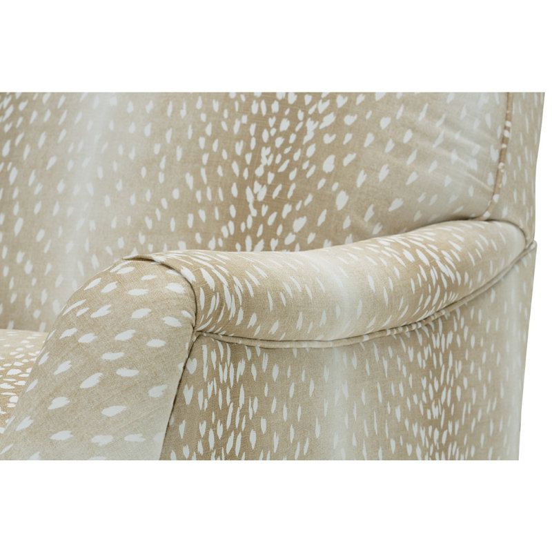 Marleigh Armchair, Chocolate, Wheat Linen (11168-58)