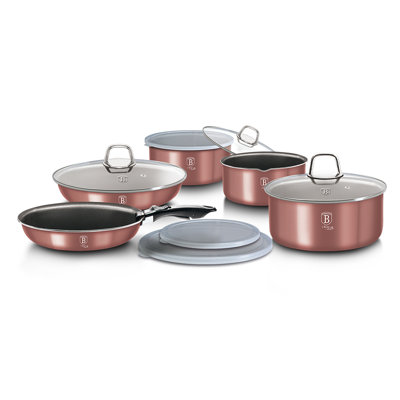11 - Piece Non-Stick Aluminum Cookware Set