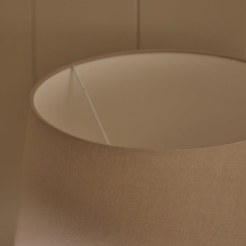 Glass Lamp, Taupe, Yes