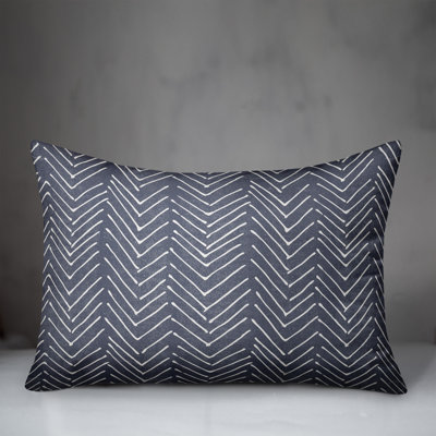 Chevron Outdoor Reversible Throw Pillow