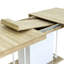 Table de salle à manger rectangulaire extensible pour 6 à 10 personnes-305545316