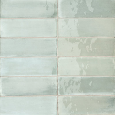 Aigue-marine italienne glacée 2 x 6,5