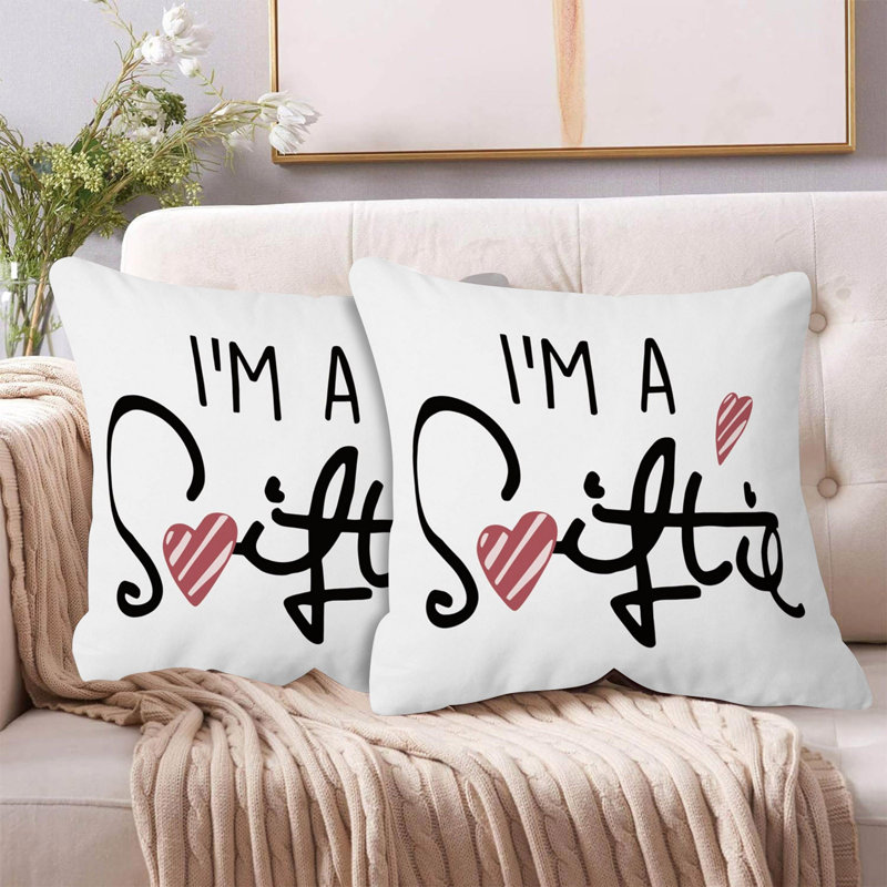 Housse de coussin New Home's Valentine, A