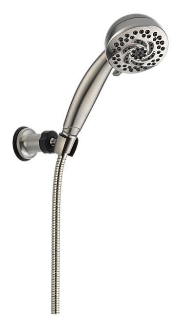 Universal Showering Components Full/Standard Handheld Shower Head, Brilliance Stainless