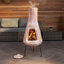 Hourglass Clay Wood Burning Smokeless Chimnea-1265084044-1265084046