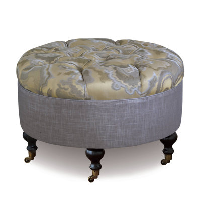 Amal Round Ottoman