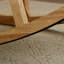 Chaise berçante moderne en bois massif rembourré-106437421