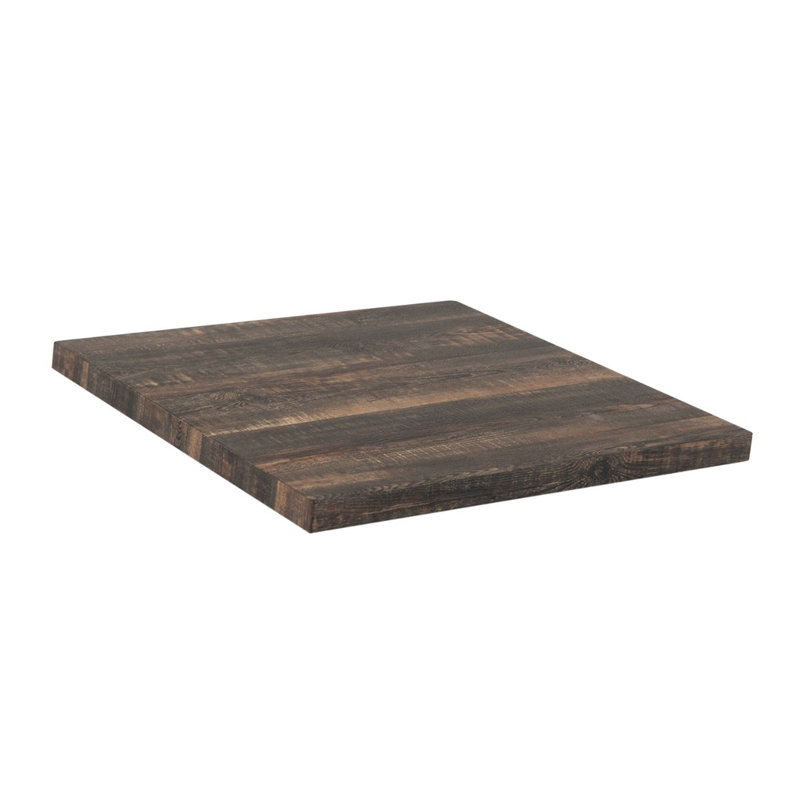 Dessus de table carré à crayons, Couleur foncée, l 30 po x L 30 po