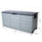 75 Gallon Outdoor Deck Box - Spacious And Convenient Storage With Wheels For Backyard, Patio Organization Resin Shed Backyard