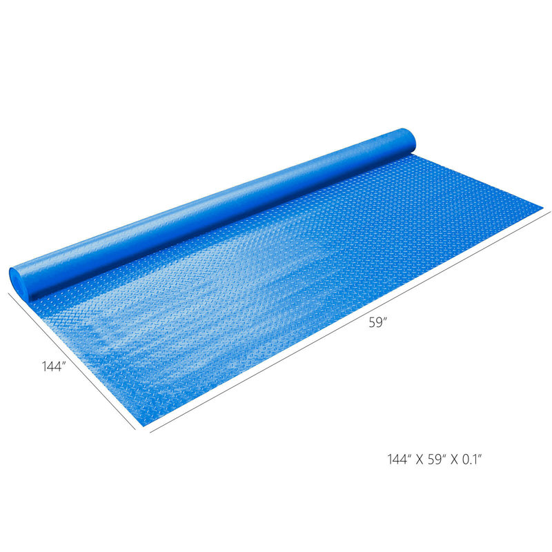 Rouleau de garage bleu, L 4,4 pi x L 11,75 pi