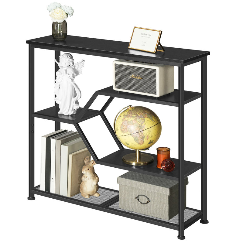 Berta 31.5" Console Table with Storage, Black