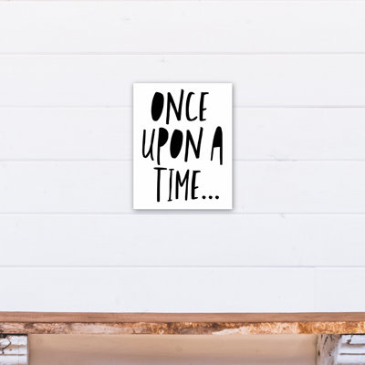 « once on a time », art sur toile Malick