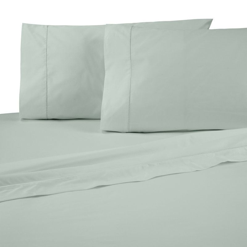 Martex 700 Thread Count 100% Supima Cotton Pillowcases Breathable, Silky Soft & Durable, Green, King Pillowcase
