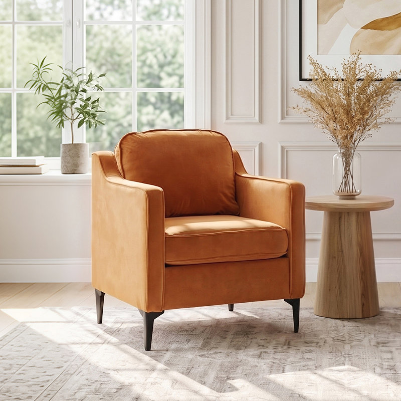Single Armchair, Orange