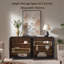 Meuble Velora moderne de 62 po en placage de frêne cannelé – Buffet et console multimédia avec poignées en laiton, noir et blanc-347267824
