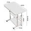 Height Adjustable Computer Desk Mobile Table with Shelves-1634501438