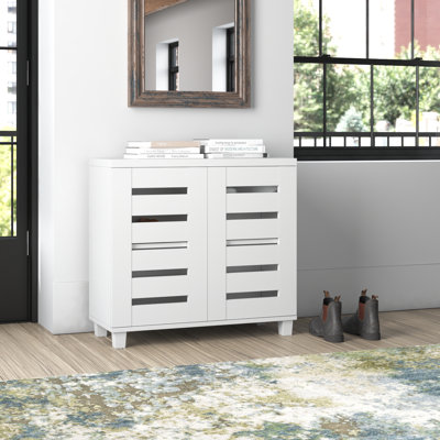 Millan 12 Pair Shoe Storage Cabinet
