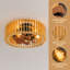 Ventilateur de plafond encastré de 20 po avec lumière, ventilateurs de plafond en bois en cage avec télécommande, Moto DC silencieuse à 6 vitesses pour la chambre à coucher-1029213559