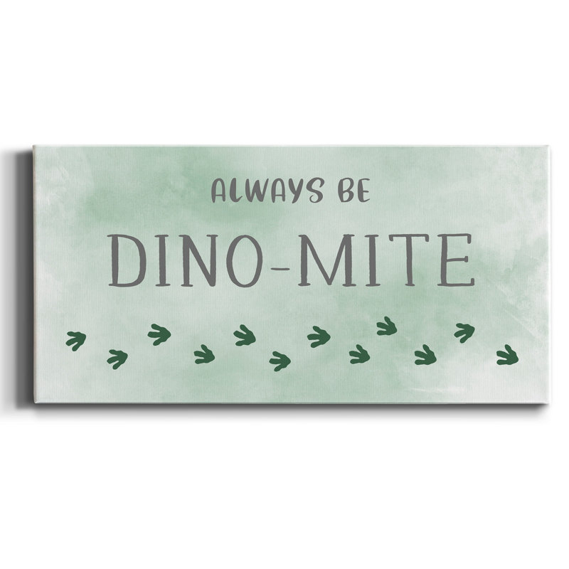 Dino-Mite - reproduction sur toile tendue, H 16 po x l 8 po x P 1 po