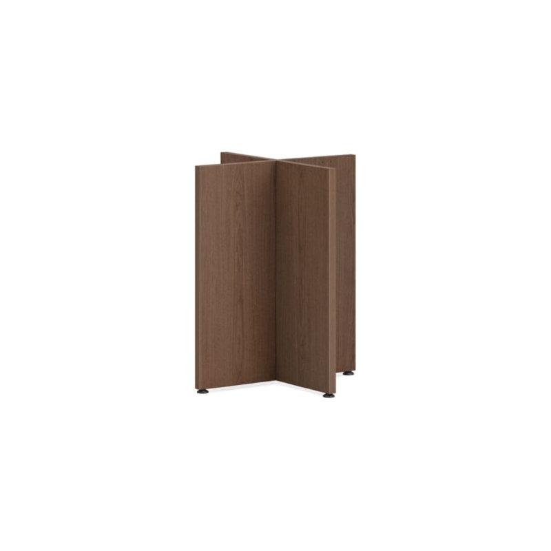 Table de réunion circulaire Mod, H 29 po x L 36 po x l 36 po, Noyer sépia