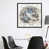 Toile avec cadre noir