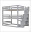 Lit superposé triple pleine grandeur avec escalier de rangement, conception séparée pour une utilisation maximale de l'espace et une durabilité accrue-1717244894