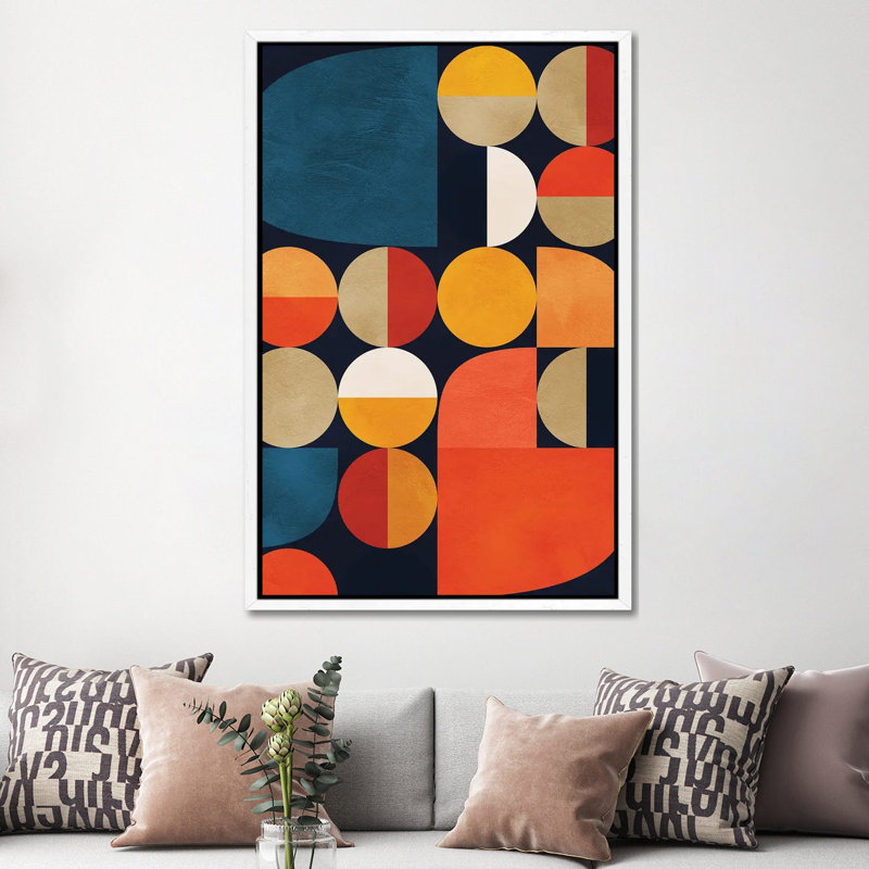 Mid Century Modern II by Ana Rut Bré - Gallery-Wrapped Canvas Giclée on Canvas, 152.5 cm H x 101.5 cm W, White Framed