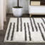 Tapis blanc / gris à poils longs Petra-80510310