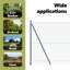 Welded Wire Fence With 7 Flanged Posts Steel-495119009-495119007